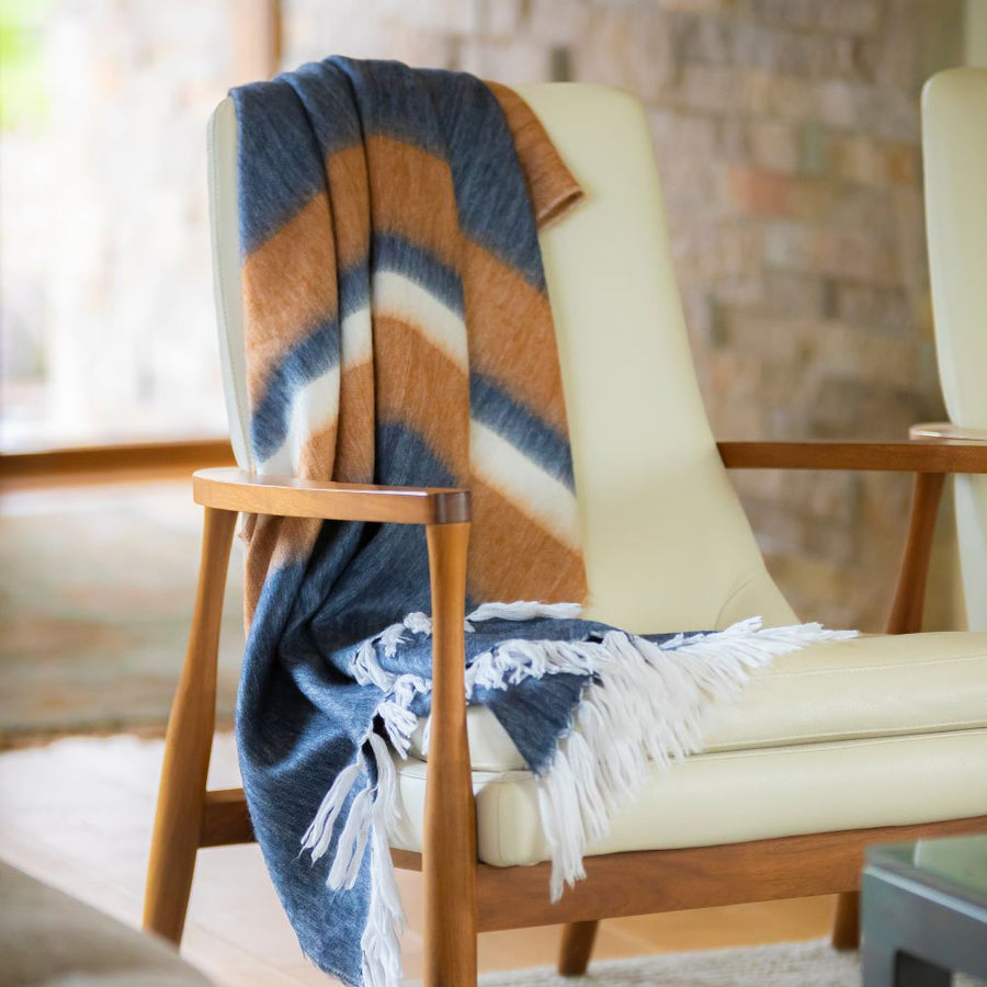 Handwoven & Handfinished Alpaca Throw Blankets from Ecuador - Kallpa Collection