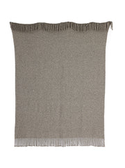 Kulsi Collection - Organic Pima Cotton and Undyed Baby Alpaca Graphite Throw