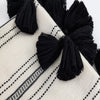 black tassel alpaca throw blanket