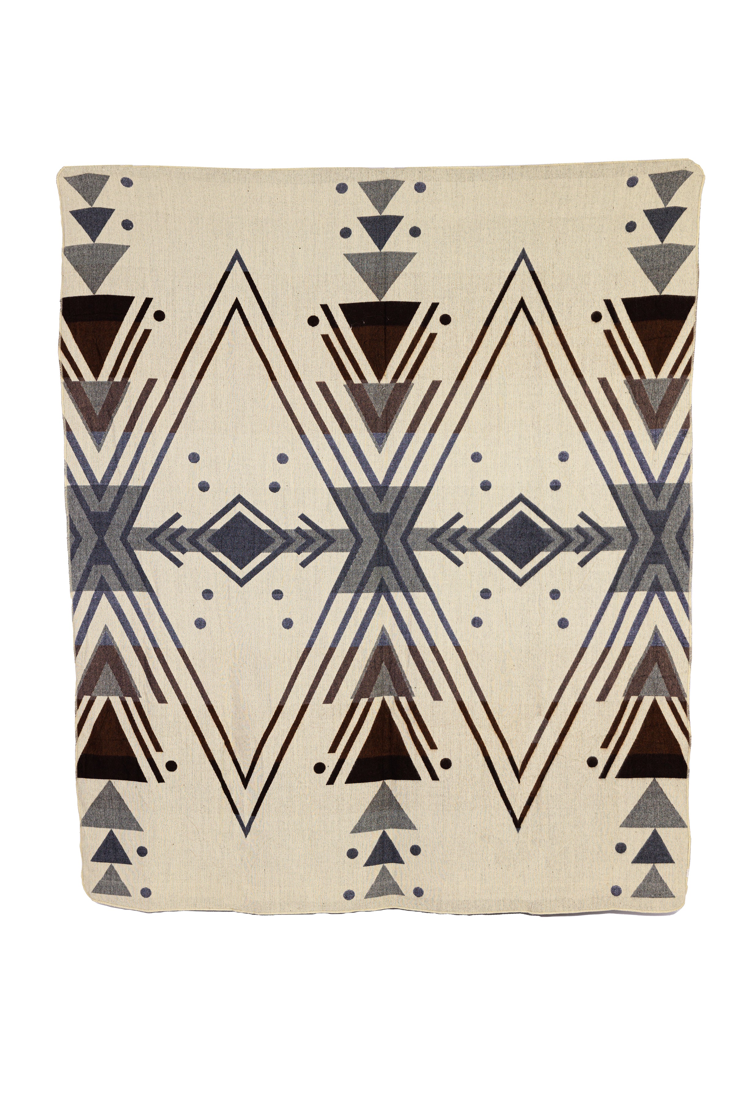 Yachana Collection - Chevron Gray Brown Red and Cream