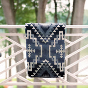 Yachana Collection - Interlocking Lines Gray Black and Cream