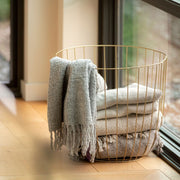 Bouclé Collection - Bouclé Silver Throw