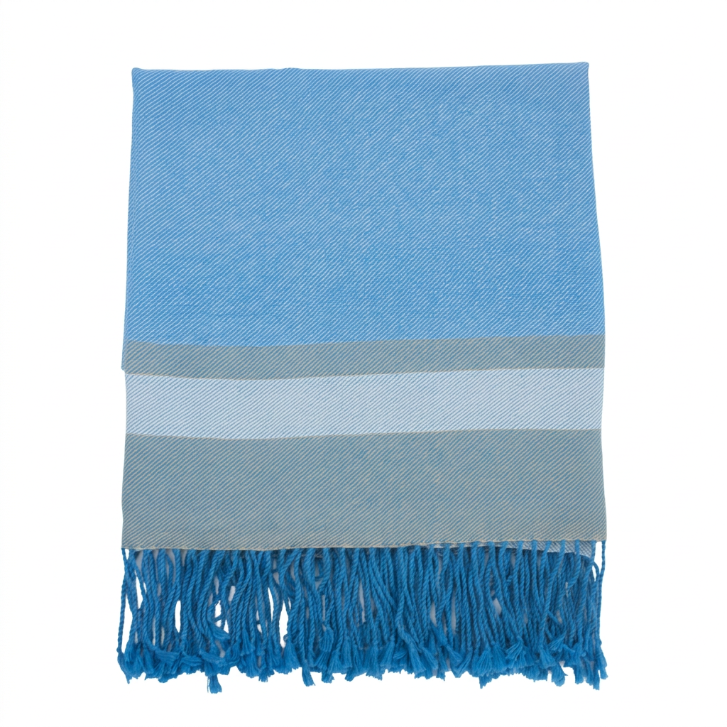 Adriatic Hour 100% baby alpaca reversible handloomed throw blanket, Pacha Collection, made in Peru
