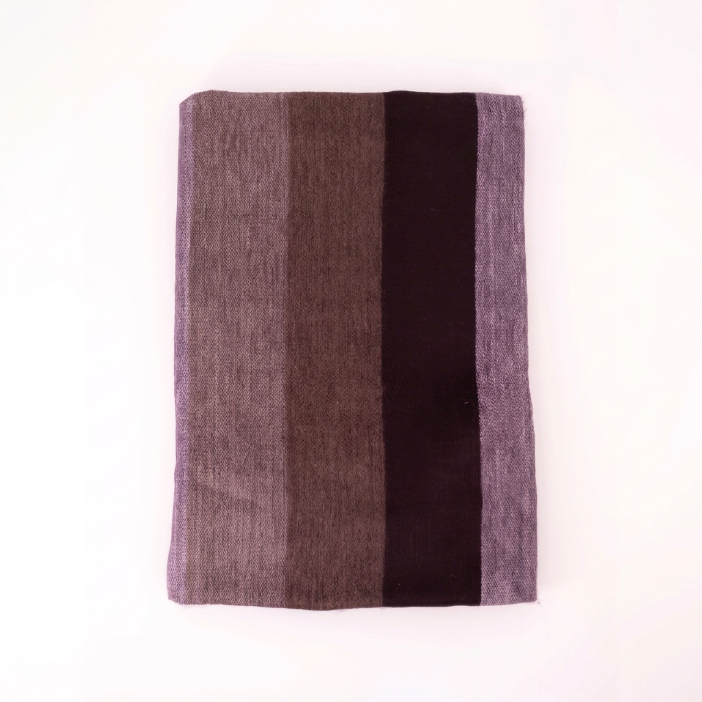 Deep Purple handwoven alpaca throw blanket, Nawi Collection, made in Ecuador
