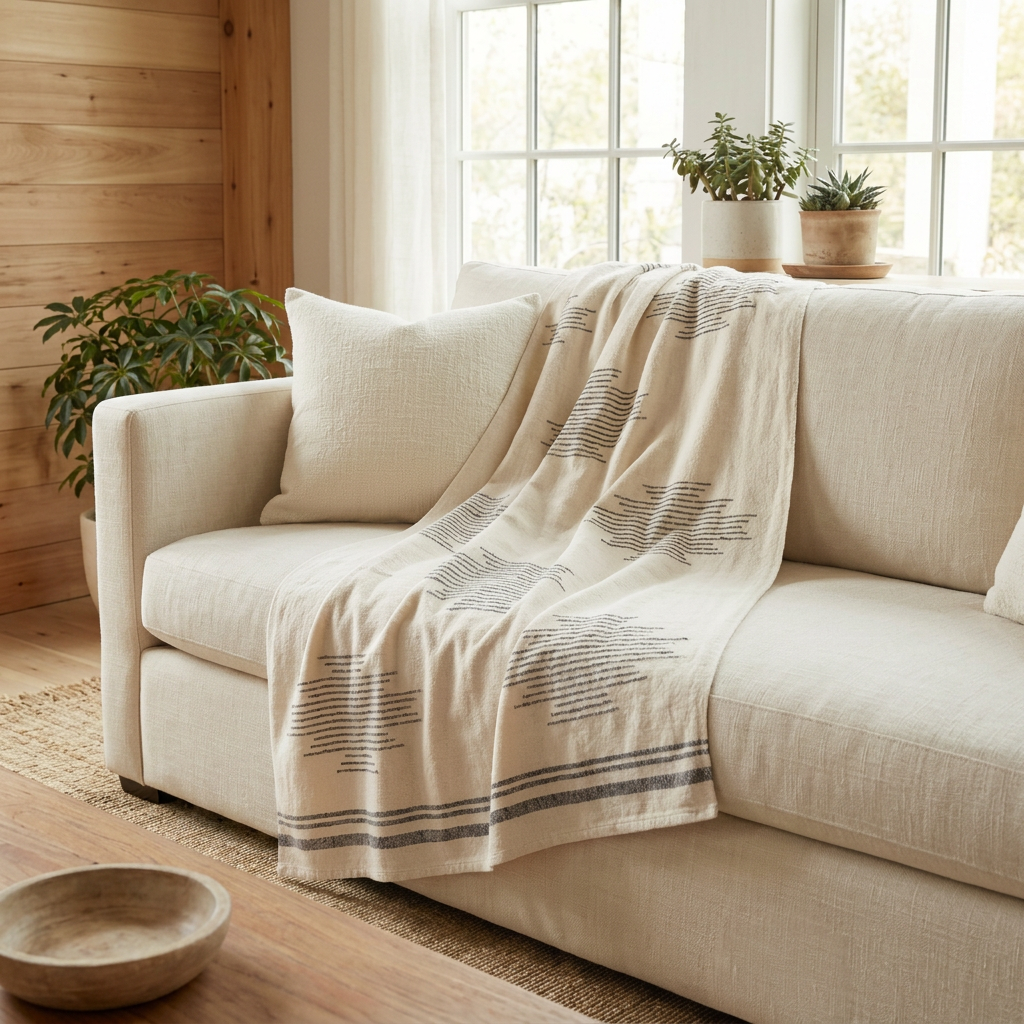 Square blanket lifestyle photo