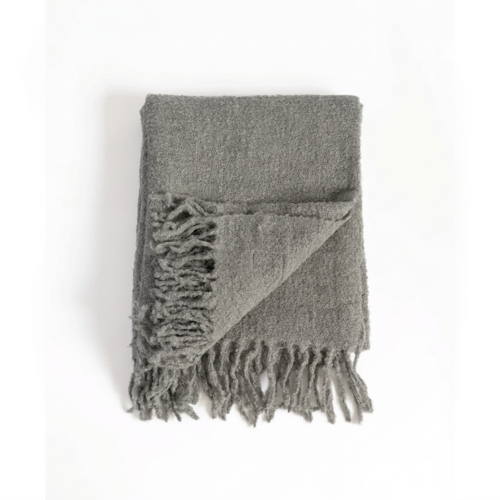 Square folded blanket photo