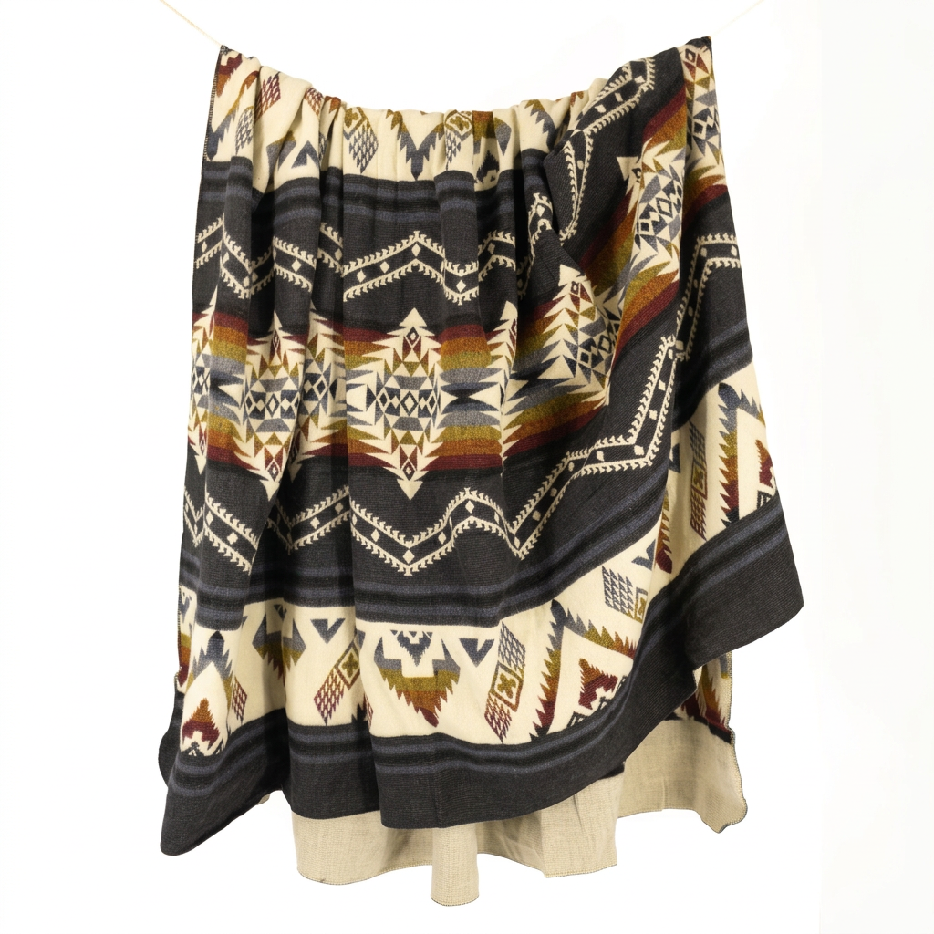 Square hanging blanket photo