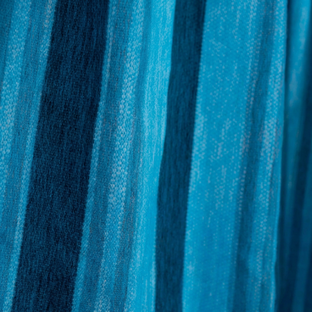 Lustrous Blue handwoven alpaca throw blanket, Nawi Collection, made in Ecuador